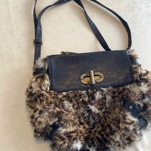 Bueno Large Leopard Purse